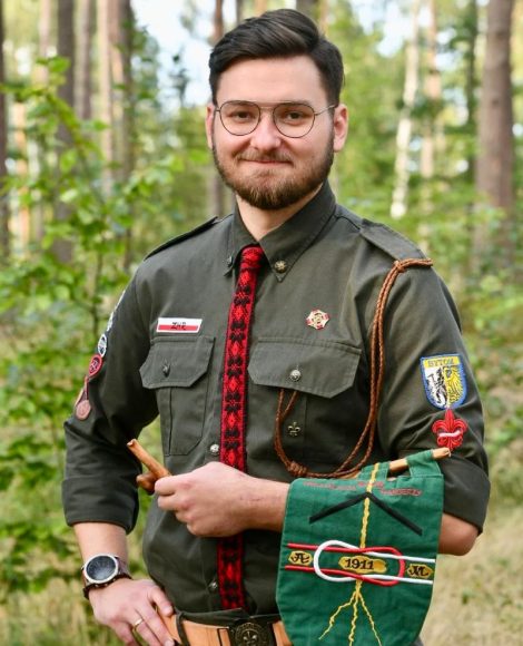 Marcin Mucha naczelnik harcerzy